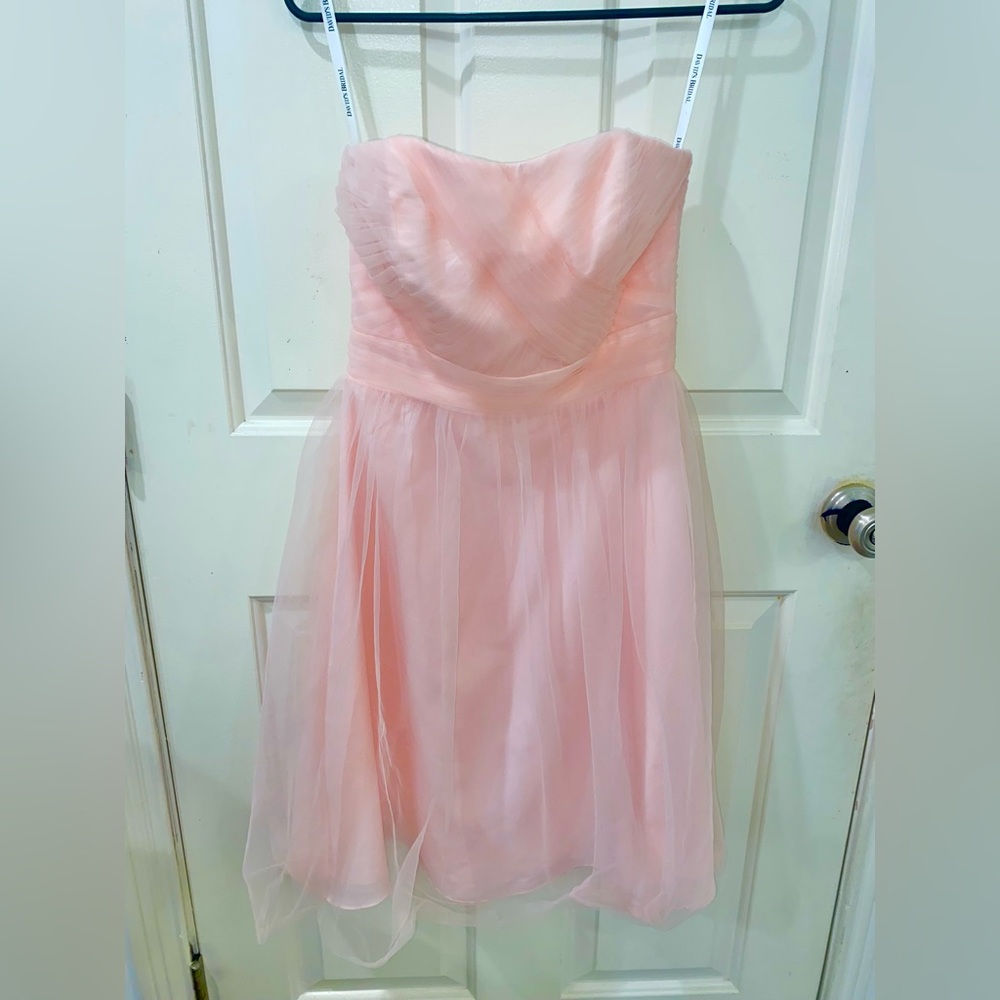 David’s bridal pink formal dress